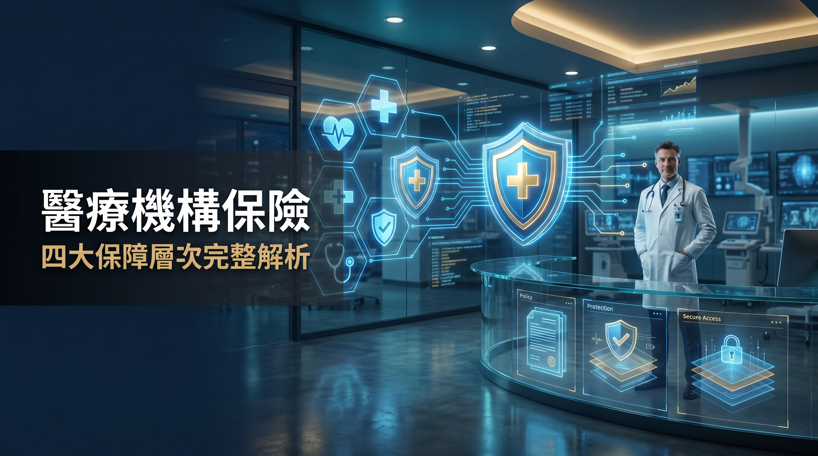 開診所必知的醫療機構保險：四大保障層次完整解析